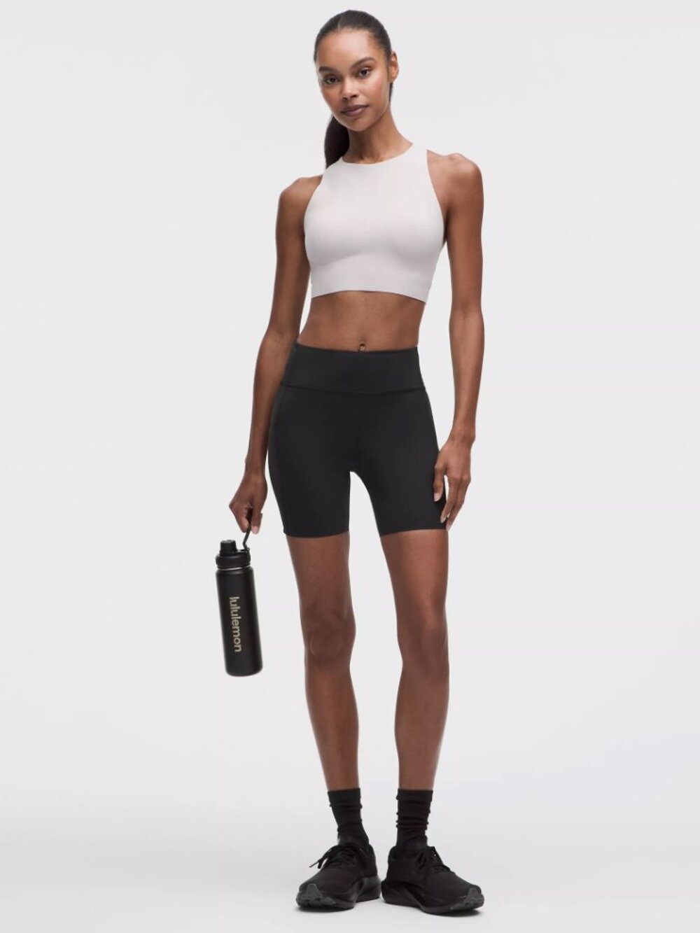 Lululemon Fast and Free High-Rise Black Short 6" *5 Pocket Size 8